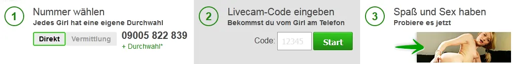 So einfach funktioniert der Telefonsex mit der kostenlos zuschaltbaren Webcam